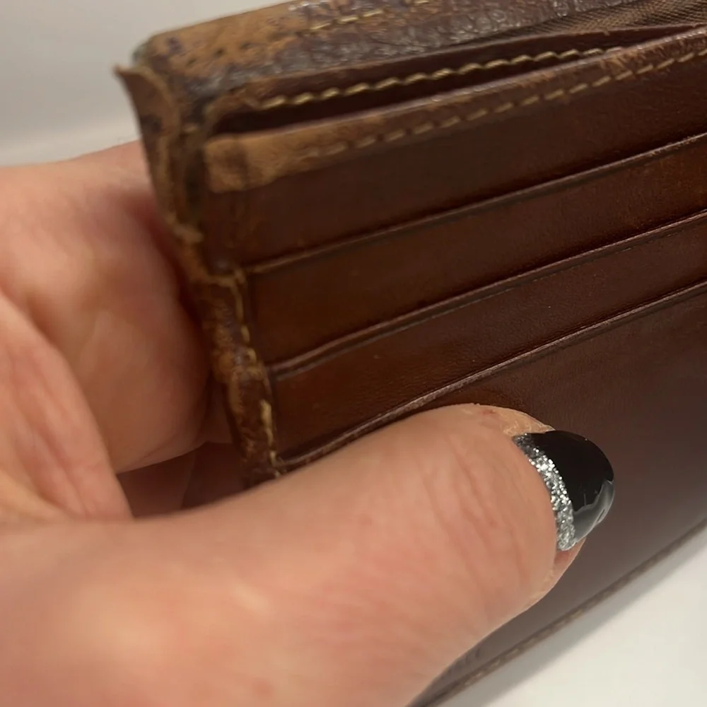 Burberry Vintage Bifold Wallet Nova Check Brown